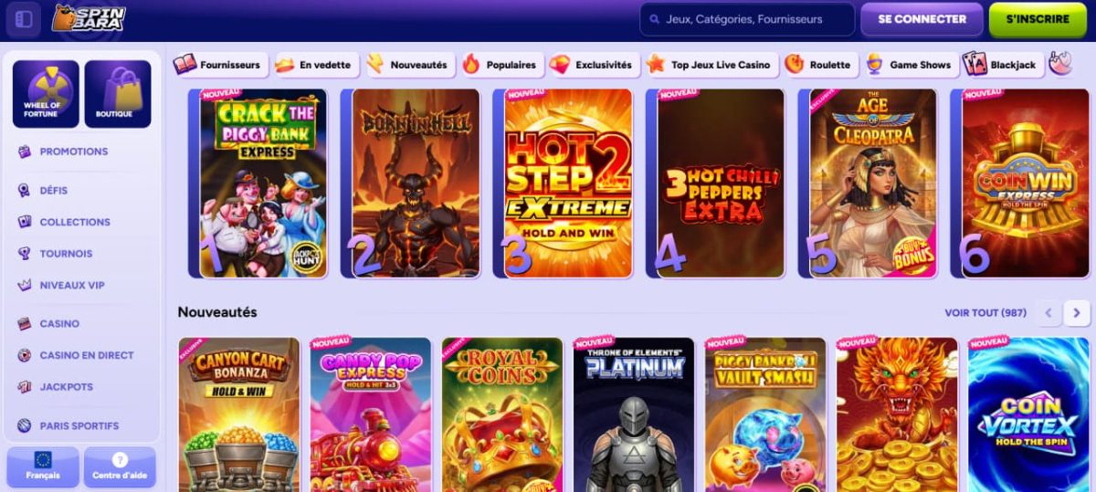 Spinbara Casino image 1